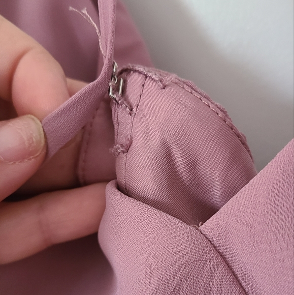 Dusty rose floor length dress - Picture 3 of 3